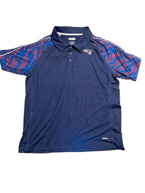 Zubaz New England Patriots NFL Polo Shirt XL